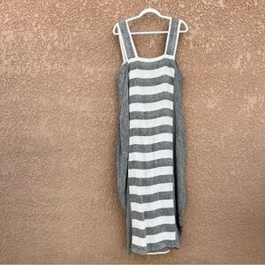 LA‎ Bottega di Brunella 100% Linen Dress Size XL Boho Lagenlook Beachy